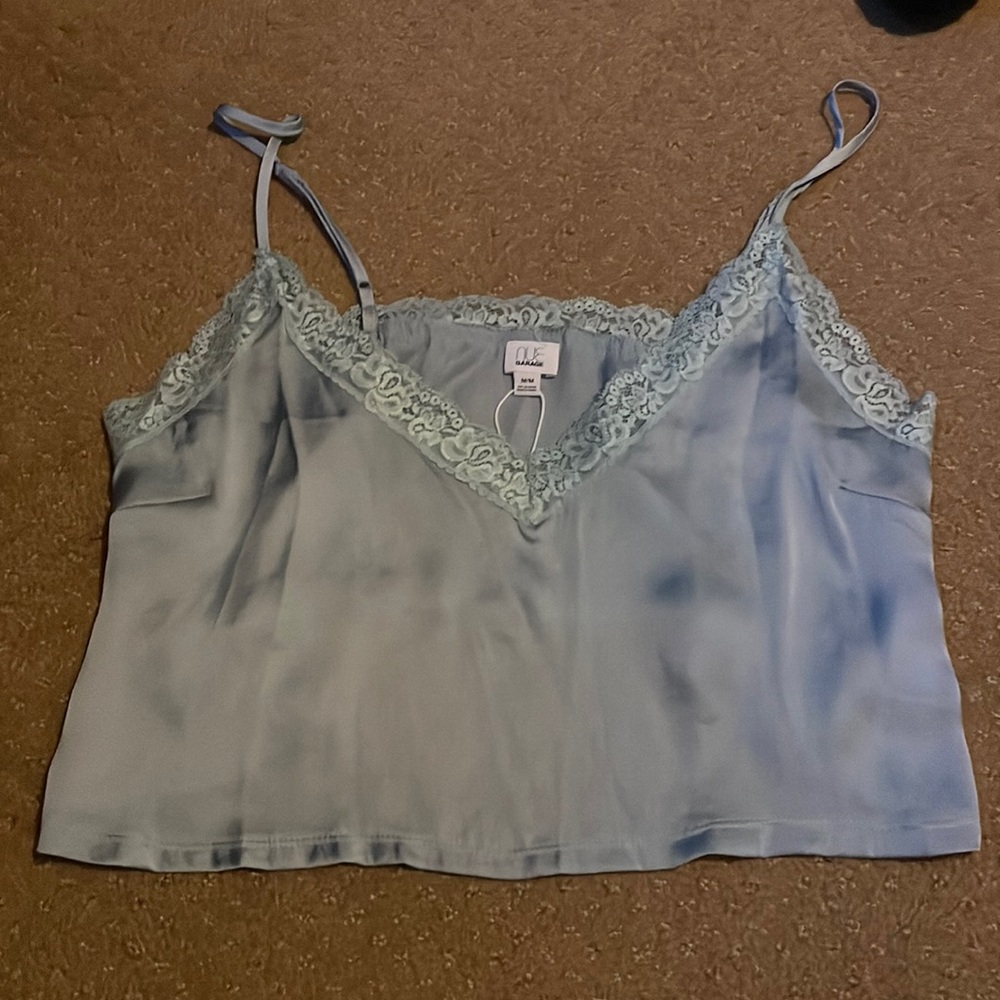 Garage green/blue tank top